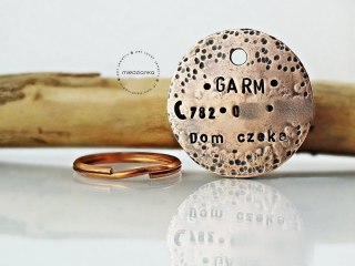 Ø32mm Adresówka dla psa DOM CZEKA