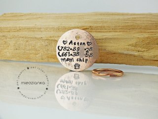 Ø32mm Adresówka dla psa Fancy Letters III