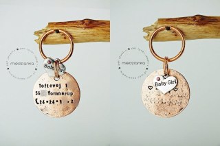 Ø32mm Adresówka dwustronna Baby Girl/Boy