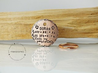 Ø32mm Adresówka miedziana Call my people