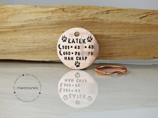 Ø32mm Adresówka miedziana MAM CHIP