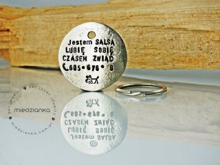 Ø32mm Adresówka z alpaki dla uciekiniera