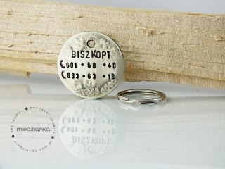 Ø32mm Dwustronna Adresówka z adresem [alpaka]