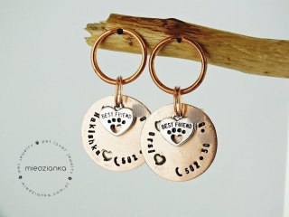 Ø32mm Set Adresówek Copper Elegant Best Friend