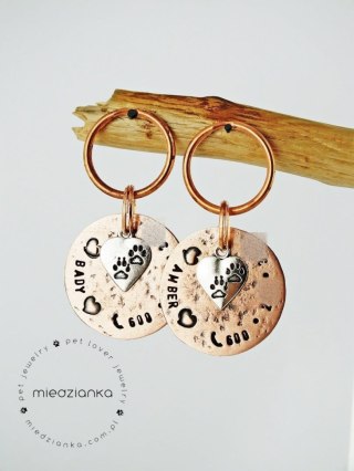 Ø32mm Set Adresówek Copper Elegant Dog Track
