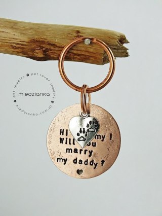Zawieszka Will you marry my daddy?